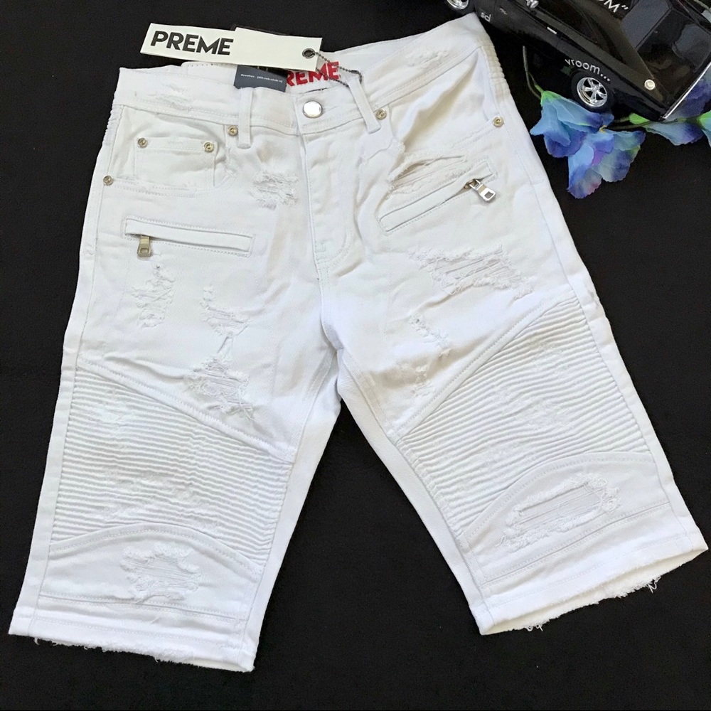 Preme NWT Distressed Shorts for Men Size W30 - Picture 2 of 10